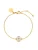 PURELEI Armband ‘Cuore’  goud / transparant