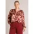 Yest Curve blouse Plus Size met print – rood