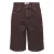 JDY denim straight bermuda – donkerbruin