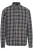 !Solid Overhemd ‘Court’  beige / blauw / wit