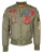 Top Gun bomberjack in pilotenstijl met patches TG20191053