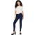 Only Vrouwen/dames Skinny Jeans (Donkerblauw)