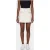 Moschino Teddy Buttons Tweed Mini Skirt White