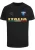 Mister Tee Shirt ‘Italia’  mosterd / groen / vuurrood / zwart