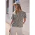Street One Studio Dames Shirt met ronde hals en leopatroon in Beige