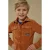 Sturdy corduroy overshirt bruin