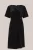 WE Fashion – Dames velvet jurk met glittergaren – Curve – Zwart –  Plus Size