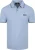 Barbour International Piqué Poloshirt Evan Tipped Blauw