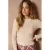 Lofty Manner top met ajourdetails – beige
