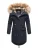 Navahoo Dames Winterjas Rosinchen – Klassieke Parka met Afneembare Kunstbontkraag