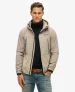 Superdry Mannen Hybrid Trekker jas met Capuchon Bruin