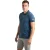 Heren Korte Mouwen Poloshirt in Gestreepte Katoen met Pocket PRI2635