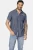 Jan Vanderstorm +FIT Collectie casual overhemd BRYNGUR Plus Size blauw