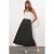 Hoge Taille Polkadot Maxi Rok
