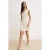 TRENDYOLMİLLA Dames Beige Effen Kort / Mini Mouwloos A-lijn Jurken