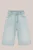 Blue Ridge – Heren loose fit denim short – Loose fit – Lichtblauw – Katoen –