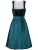 SPIETH & WENSKY Dirndl ‘Grant’  petrol / donkergroen
