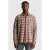 Cast Iron regular fit geruit overshirt – roodbruin