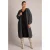 Yest Curve Plus Size lang gebreid vest met wol – grijs