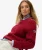 Slouchy Kabeltrui Red