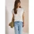 Shirt met boothals en luipaardprint-bies