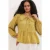 Dames Viscose-mix Blouse Met Baby Kraag