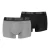 PUMA Boxershorts  grijs / zwart