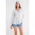 Lange Mouwen Gelaagde V-hals Blouse