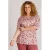 Yest Curve top met panterprint ecru