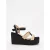 Montevita Wedge Sparto Sandaal Pretir Zwart