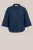 Blue Ridge – Dames denim blouse – Boxy Fit – Donkerblauw – Katoen –