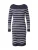 COMMA Gebreide jurk  marine / wit