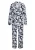 LASCANA Pyjama  navy / pastelgroen / wit