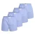TOM TAILOR Boxershorts  blauw / zwart / wit
