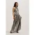 Ted Baker Yalina Halter Neck Midi Dress Silver