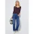 Street One Dames Shirt met carrée halslijn in Rood