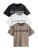 smALLSAINTS Shirt  bruin / zwart / wit