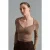 Slim Fit V-hals Jersey Blouse