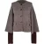Gebreid jack van Christian Dior in bruine wol.