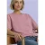 Shirt met ronde hals in Silk-Look