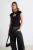 TRENDYOLMİLLA Dames Zwart Effen Kort Getailleerd Blouses