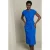 LOLALIZA midi zomerjurk – blauw