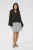 Blouse met lange mouwen Box fit black