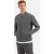 No Excess Jacket Shirt Bomber Melange Hybrid Grey Melange