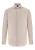 Boggi Milano Overhemd  donkerbeige / wit