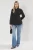 Trendyol Modest Dames Zwart Effen Lang Getailleerd Modest Overhemden