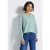 Street One Dames Corduroy blouse met ruches in Blauw