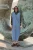 Trendyol Modest Dames Blauw Effen Maxi Mouwloos Casual Recht Modest Jurken