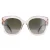 Jimmy Choo LEELA/S FWM HA transparante roze bruine zonnebril met kleurverloop