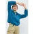 Oversized Half-zip Pluche Sweater